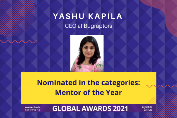 Yashu Kapila Nominated As Mentor Of The Year